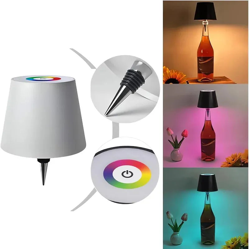 Wireless LED Wine Bottle Lamp