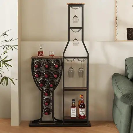 Hanging Wine Glass Holder Wine Storage Rack