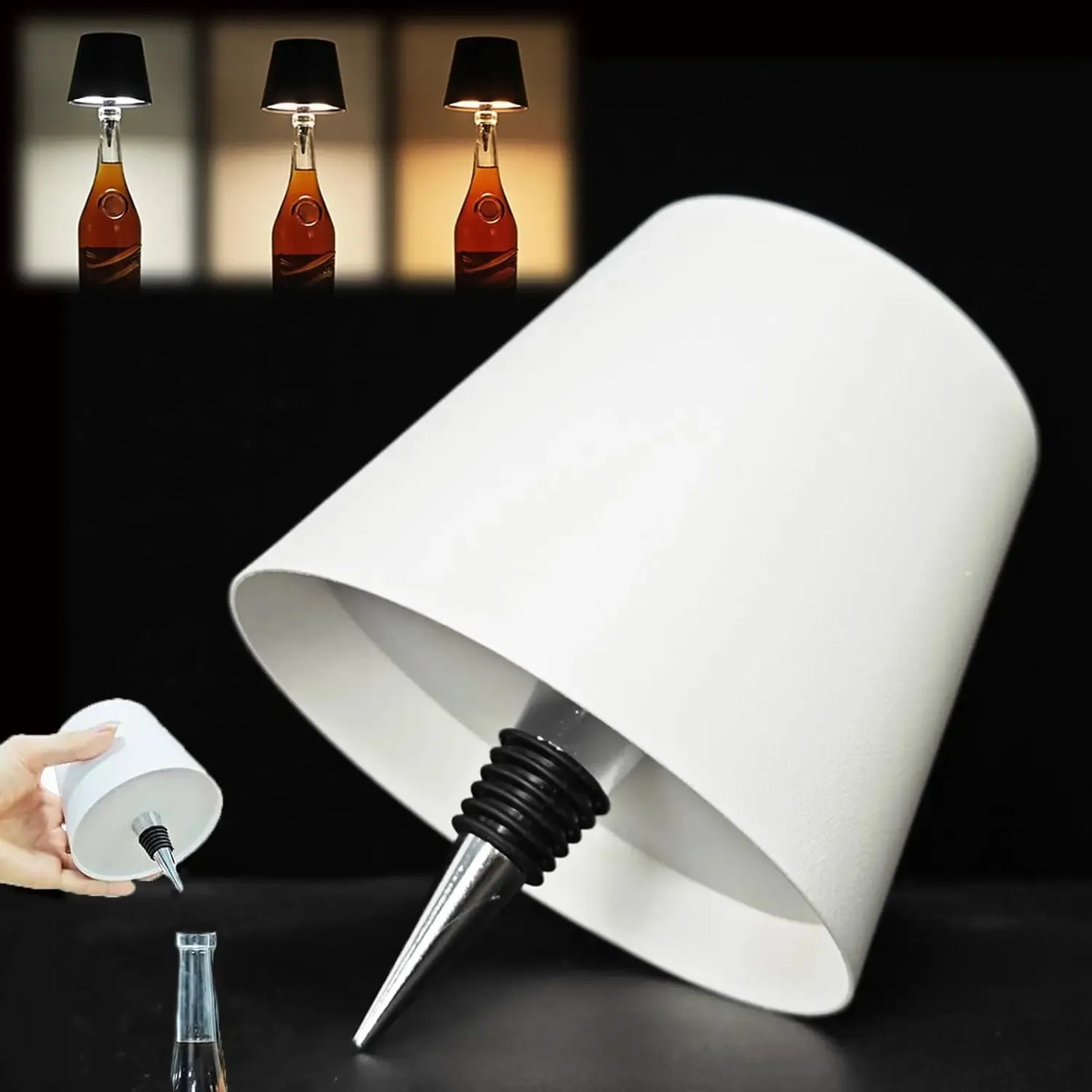 Wireless LED Wine Bottle Lamp